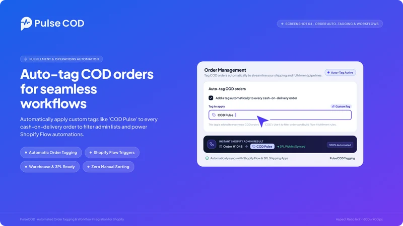Pulse ‑ Cash on Delivery
