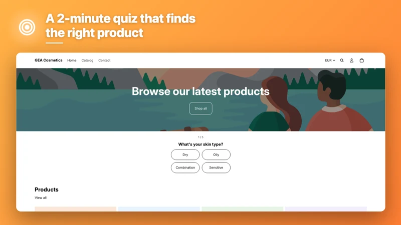 Findly ‑ Product Finder Quiz
