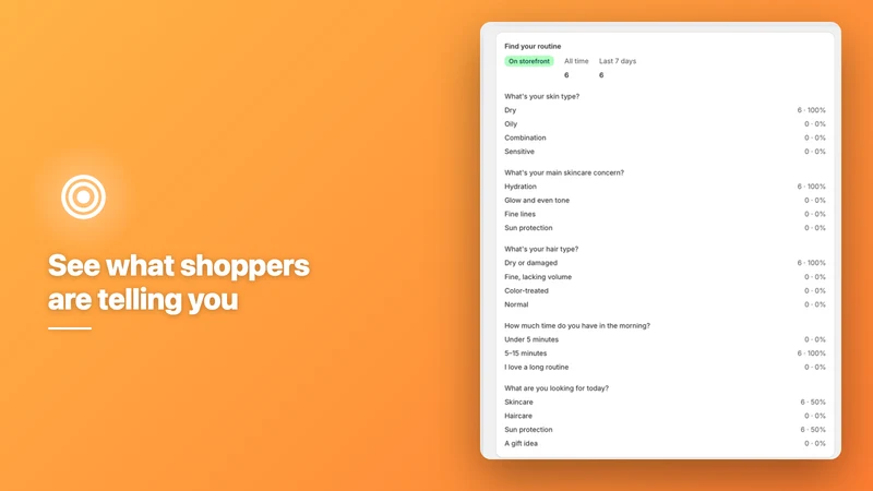 Findly ‑ Product Finder Quiz