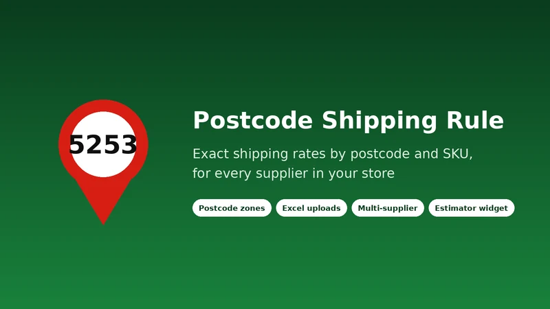 PSR Postcode Shipping Rule