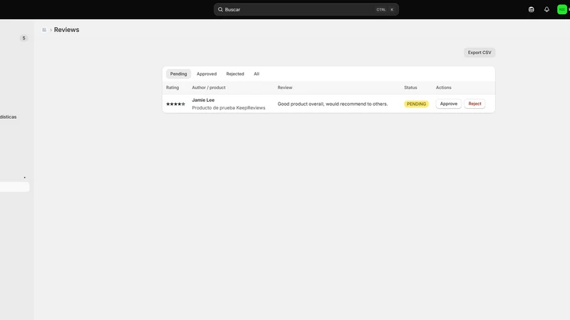 KeepReviews
