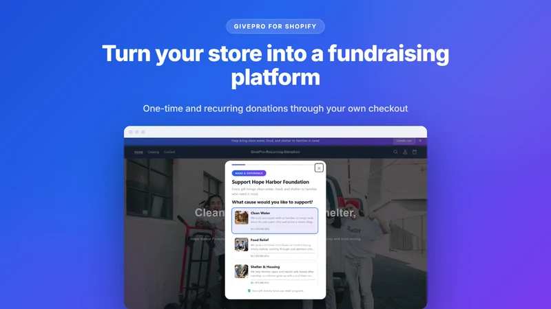 GivePro: Recurring Donations