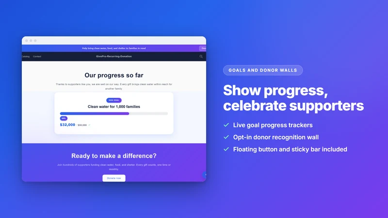 GivePro: Recurring Donations