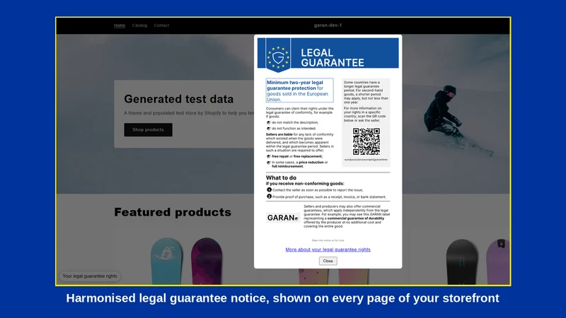GARAN EU Guarantee Label