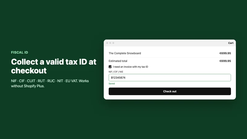 Fiscal ID: B2B VAT & Tax ID