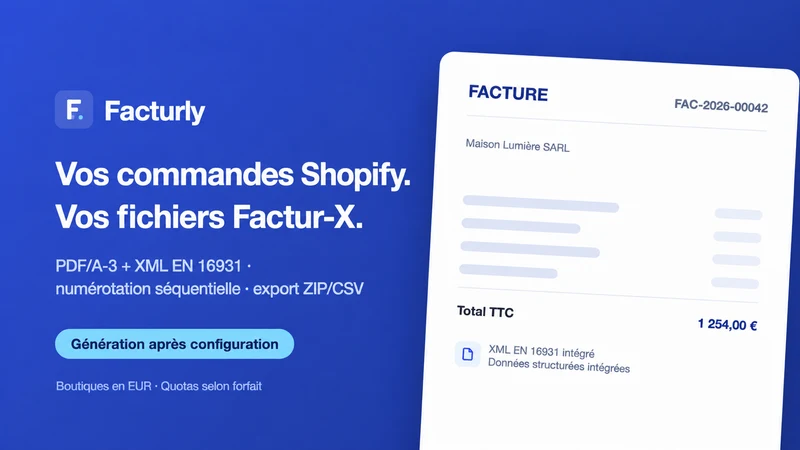 Facturly : Factures Factur‑X