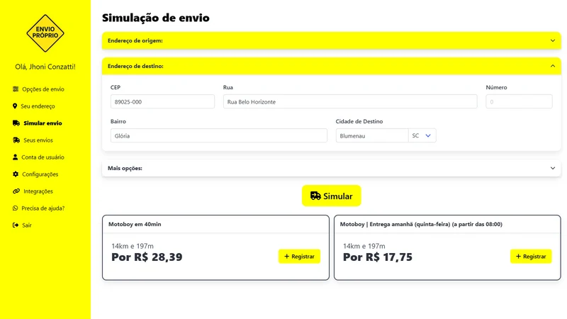 Envio Próprio