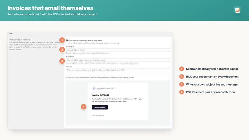 CustomInvoice: PDF Invoices