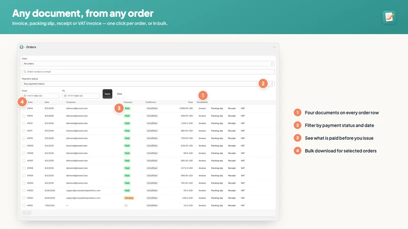 CustomInvoice: PDF Invoices