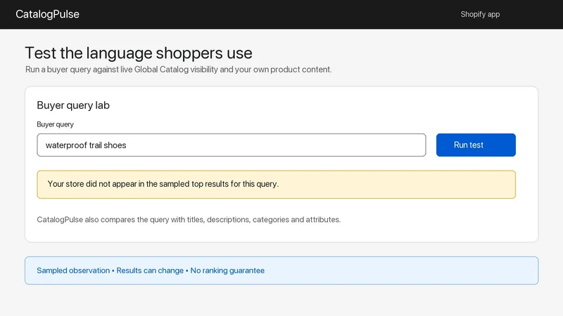 CatalogPulse