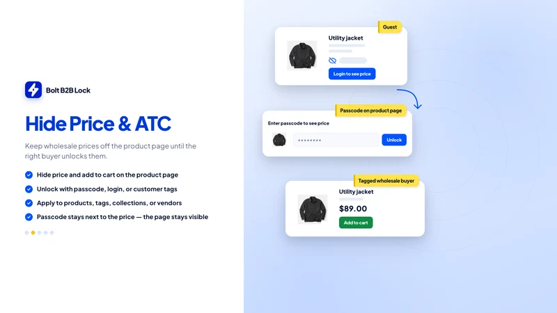 Bolt B2B Lock,Password Protect