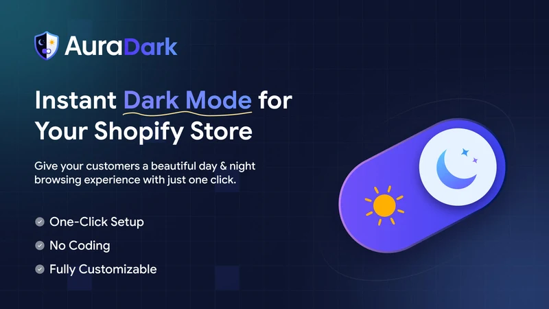 AuraDark ‑ Dark Mode Switch