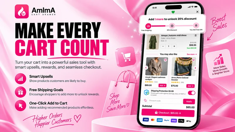 AmImA Cart Drawer ‑ AI Upsell
