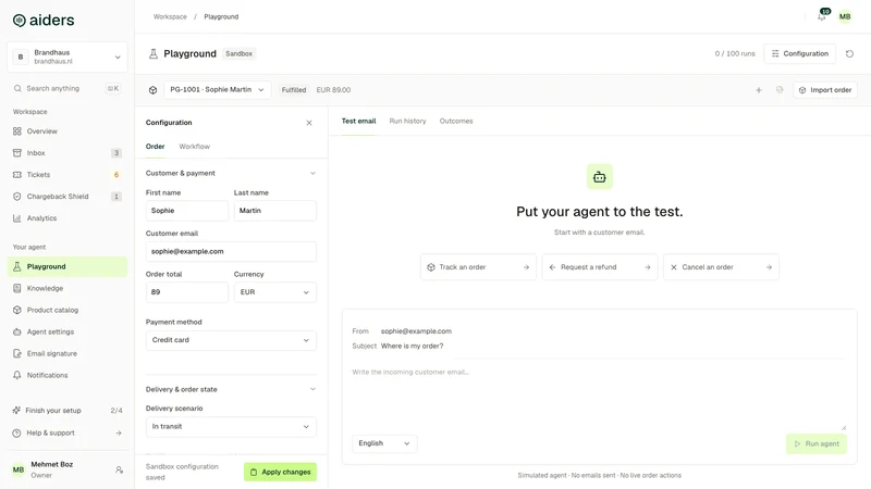 Aiders: AI Email Support Agent