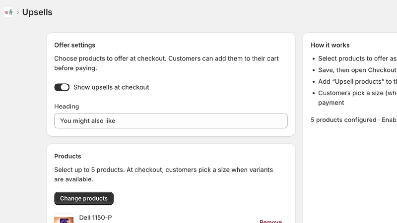 Visie Checkout Promos
