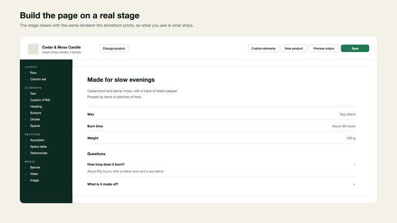 Understory Page Builder