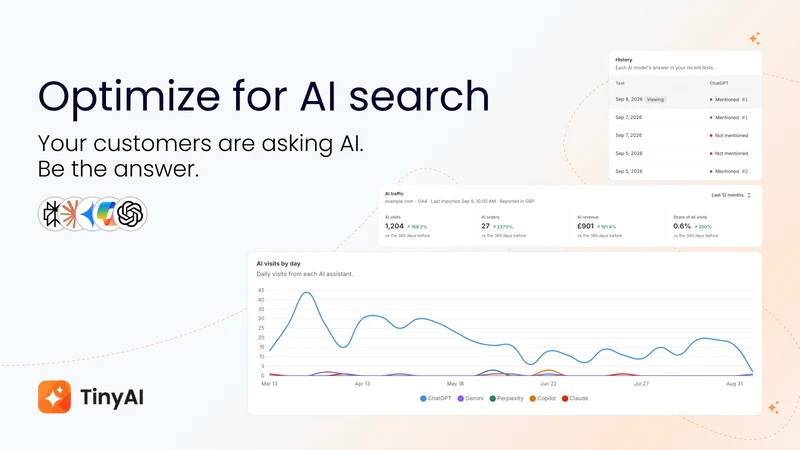 TinyAI ‑ AI SEO for ChatGPT