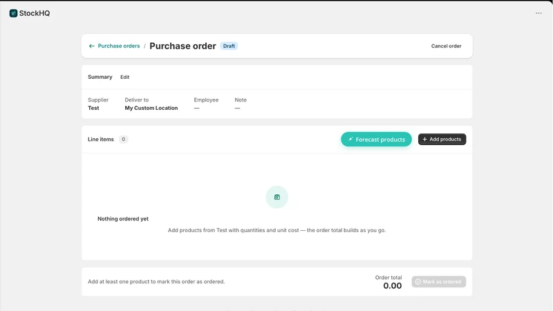 StockHQ Inventory Management