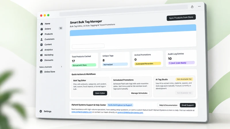 Smart Bulk Tag Manager