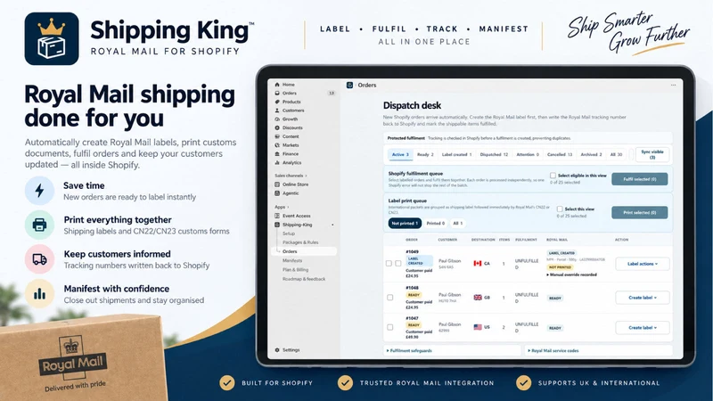 Shipping King ‑ Royal Mail