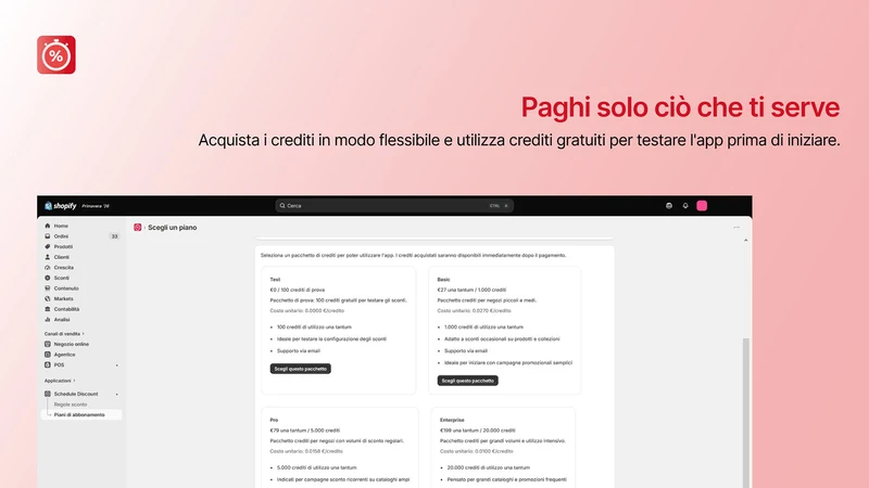 Schedule Discount