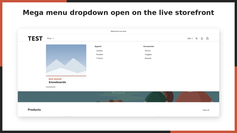 UR: Mega Menu & Navigation