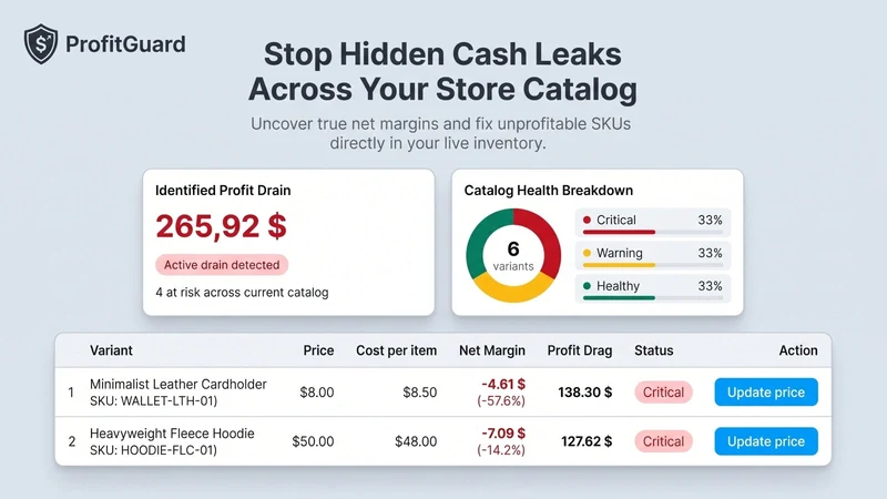 ProfitGuard: SKU Margin Audit