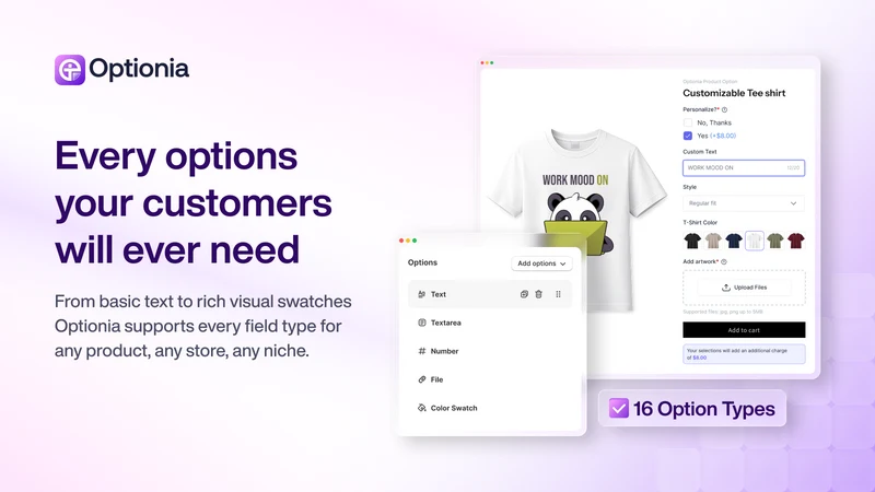 Optionia ‑ Product Options