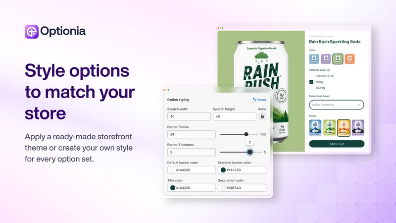 Optionia ‑ Product Options