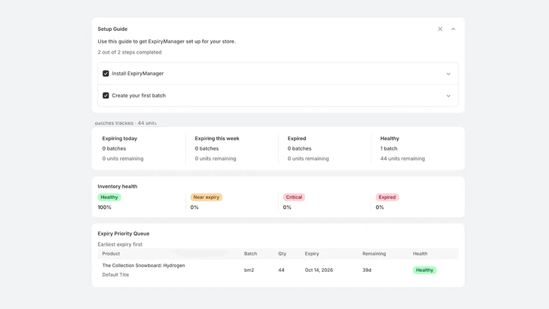 OG ‑ Expiry Manager