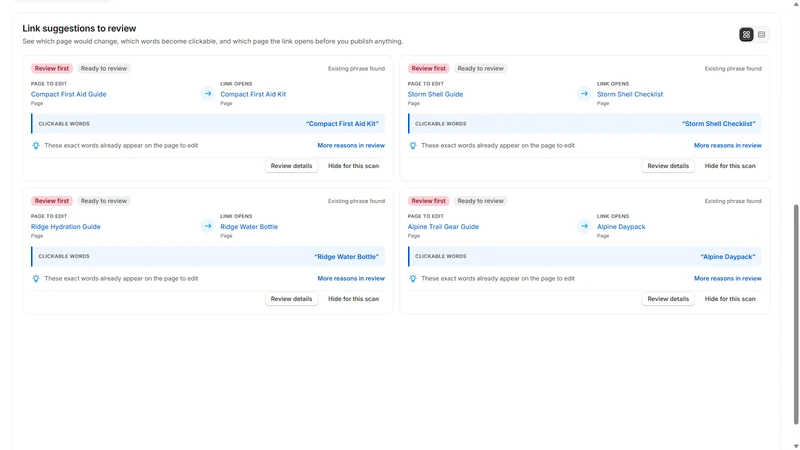 LinkPatch SEO: Internal Links
