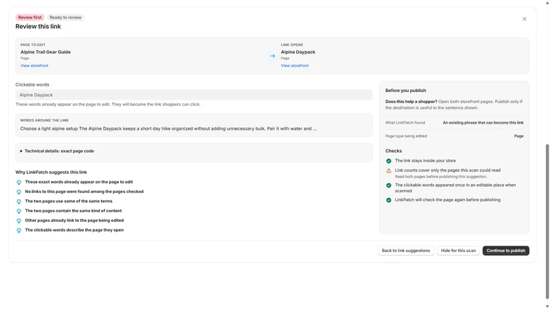 LinkPatch SEO: Internal Links