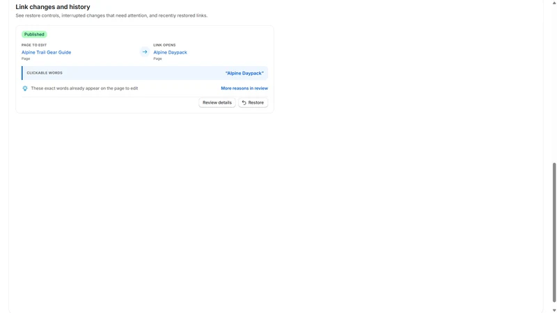 LinkPatch SEO: Internal Links