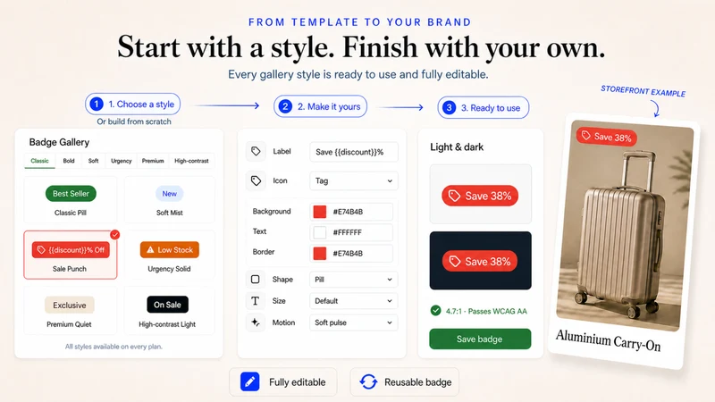 SmartBadge ‑ Product labels
