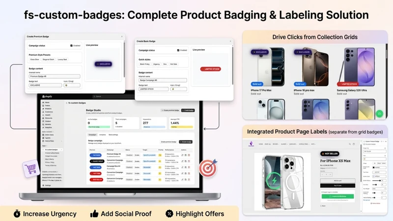 FS Custom Badges & Labels
