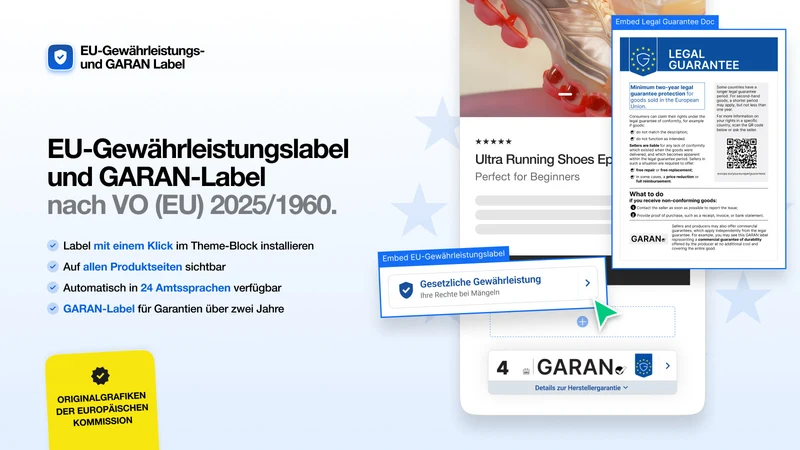 EU Warranty Label + GARAN