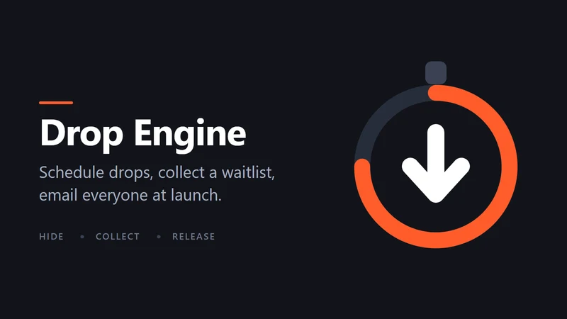 Drop Engine ‑ Product Launches