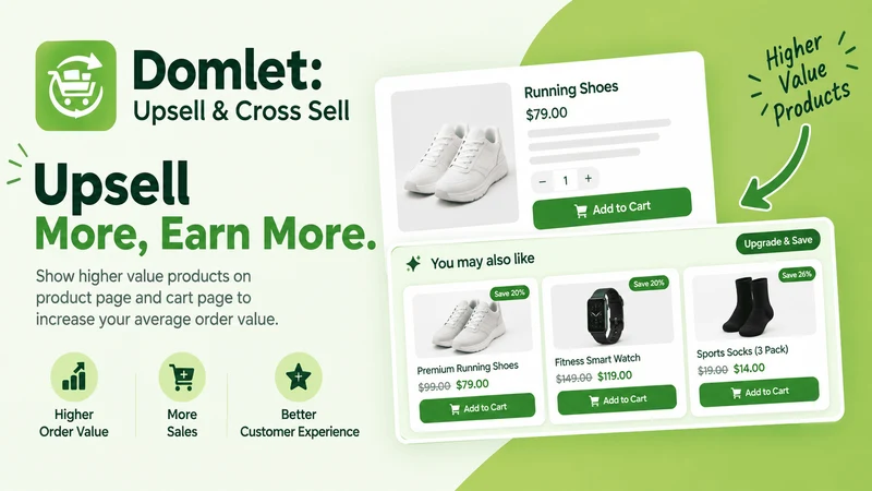 Domlet: Upsell & Cross Sell