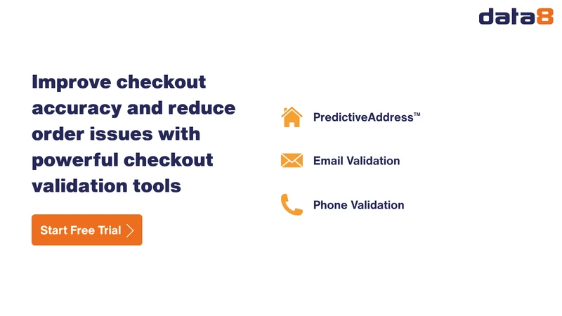 Data8 Checkout Validation