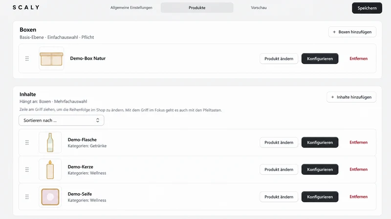 Scaly ‑ Visual Product Builder