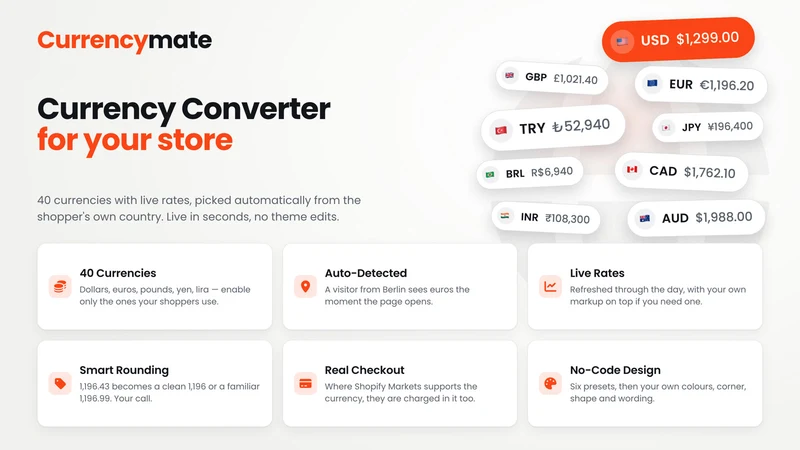 Currencymate: Multi‑Currency