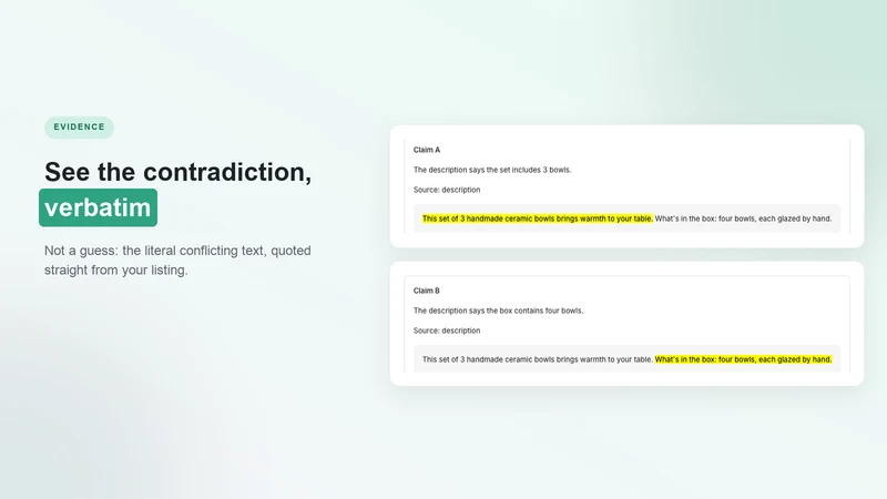 CrossCheck: Product Audit