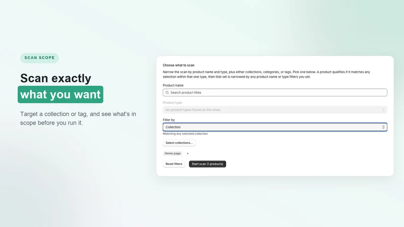 CrossCheck: Product Audit