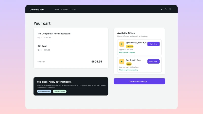 Converti : Coupons, Offers