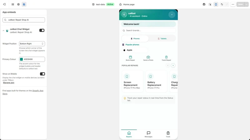 cellbot: Repair Shop AI