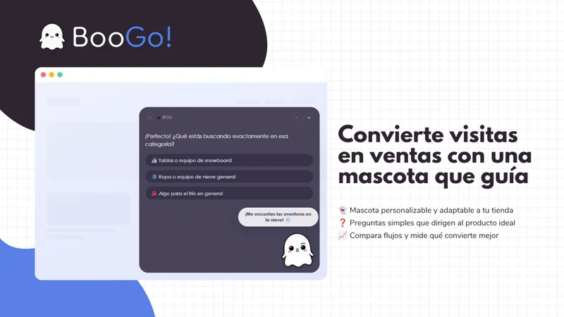 BooGo: Mascota Guía de Compra