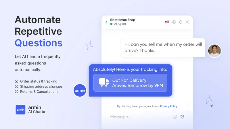 armincx AI Chatbot Sales Agent