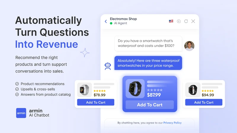 armincx AI Chatbot Sales Agent