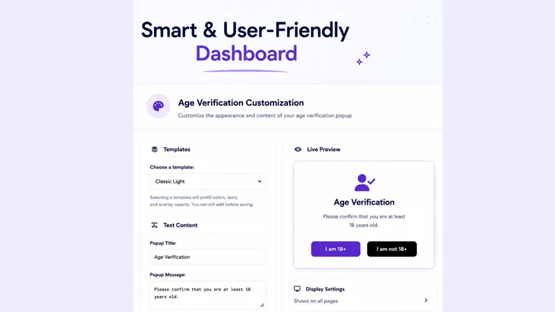 Age Verification By SiteSpiker
