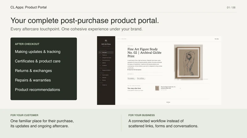 CL Apps: Product Portal